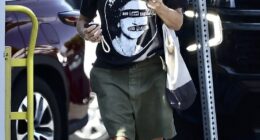 Former Baywatch star Nicole Eggert, 53, was spotted in Burbank, Calif., on Friday, marking her first public sighting since she revealed on Thursday that she had a mastectomy amid her cancer battle