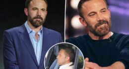 Ben Affleck ditches his beard for clean-shaven look