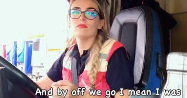 A controversial Big Brother star has shocked fans by revealing she's ditched her reality and modelling star career to become a truck driver