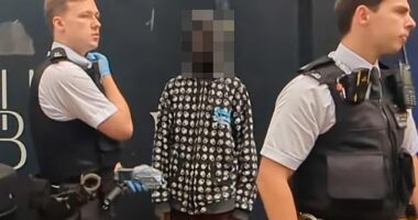 The man is said to have entered the house after being followed by a group of men on the street and told to 'go back to the hotel'