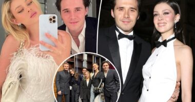 Brooklyn Beckham and Nicola Peltz renew wedding vows amid family feud