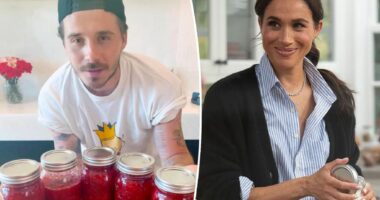 Brooklyn Beckham draws Meghan Markle comparisons from fans after debuting 'runny' homemade jam