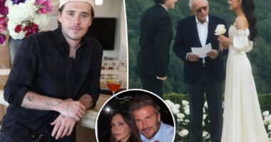 Brooklyn Beckham slighted parents David and Victoria in Nicola Peltz vow renewal speech