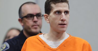 Bryan Kohberger (seen at his sentencing in Ada County Court in Boise, Idaho, on July 23) is now known as inmate number 163214 inside Idaho ¿s maximum security prison