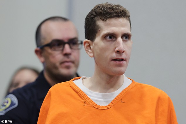 Bryan Kohberger (seen at his sentencing in Ada County Court in Boise, Idaho, on July 23) is now known as inmate number 163214 inside Idaho ¿s maximum security prison