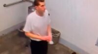 Bryan Kohberger is seen pacing inside his prison cell in video footage that leaked last week