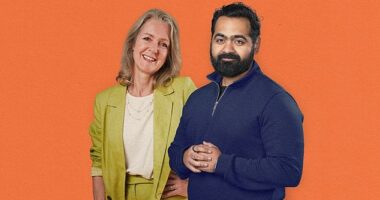 Before the first ad break, presenter Dr Karan Rajan (pictured, right) urged us to download a questionnaire from the World Health Organisation