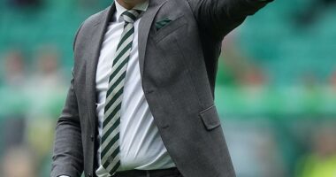 Rodgers was all smiles as Celtic enjoyed a routine weekend win at home to Livingston