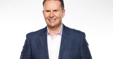 Tony Jones (pictured) has taken a cheeky swipe at former Nine colleague Kane Cornes
