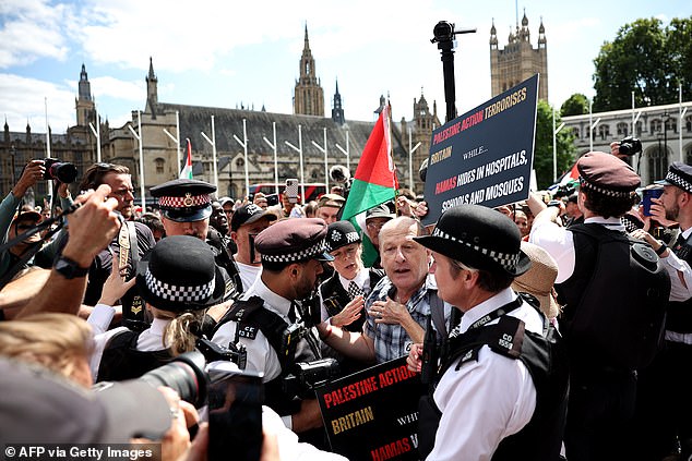 Palestine Action supporters have swarmed London's Parliament Square as hundreds of police officers have begun carrying out arrests