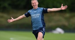 French Ligue 1 side Marseille have enquired about Arsenal utility man Oleksandr Zinchenko