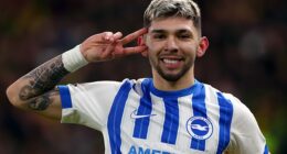 BlueCo, the group that owns Chelsea and Strasbourg, has reached agreement to sign Julio Enciso from Brighton and Hove Albion