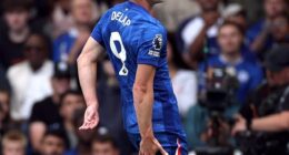 Chelsea's Liam Delap appeared to injure his hamstring during Saturday's game against Fulham