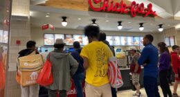 An Ohio Chick-fil-A sparked controversy by sharing its 'Teen Chaperone Policy' on Facebook (file photo)
