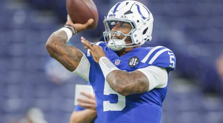 Colts GM 'Proud Of' Anthony Richardson's Development Despite Losing QB1 Battle