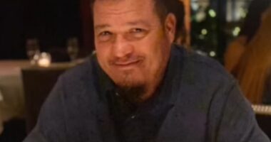 Ronald Andrew Baquera Jr. (pictured), or 'Ronnie,' 44, was killed while at his construction job after being trapped beneath six feet of collapsing earth for over 10 harrowing hours
