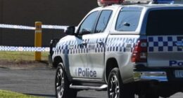 Police have established a crime scene on Christie Avenue in Cobram