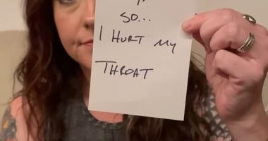 Country singer Ashley McBryde announced that she damaged her vocal chords