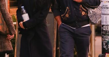 Tim McGraw's daughter Audrey McGraw has been dating actor Manuel Garcia-Rulfo for two years, despite a 21-year age gap. They're seen here in October 2024