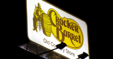 Cracker Barrel sign