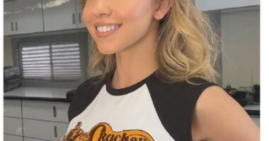Social media users believe the fate of Cracker Barrel rests in Sydney Sweeney's hands. On X, this mocked up photo of her ¿ which appears to have been created using AI ¿ has also gone viral