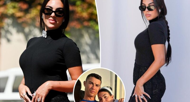 Cristiano Ronaldo's fiancée, Georgina Rodríguez, shows off ring in first outing since engagement