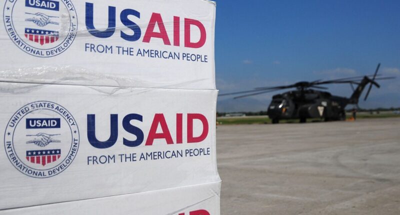 USAID pallets