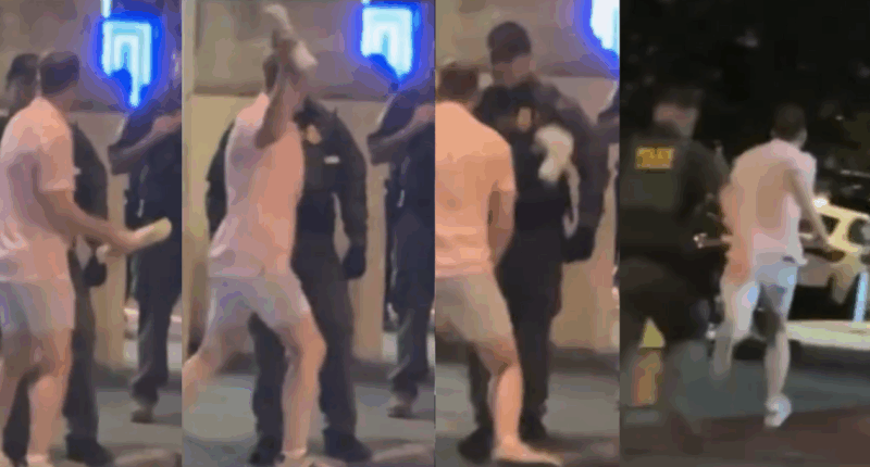 DC Sub Chucker Loses His Lunch, His Cool, And His Sweet DOJ Job In Pitiful Street Tantrum