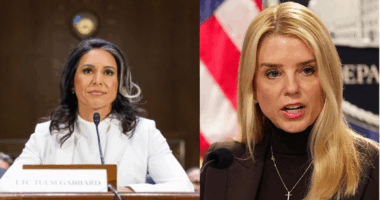 Tulsi Gabbard and Pam Bondi