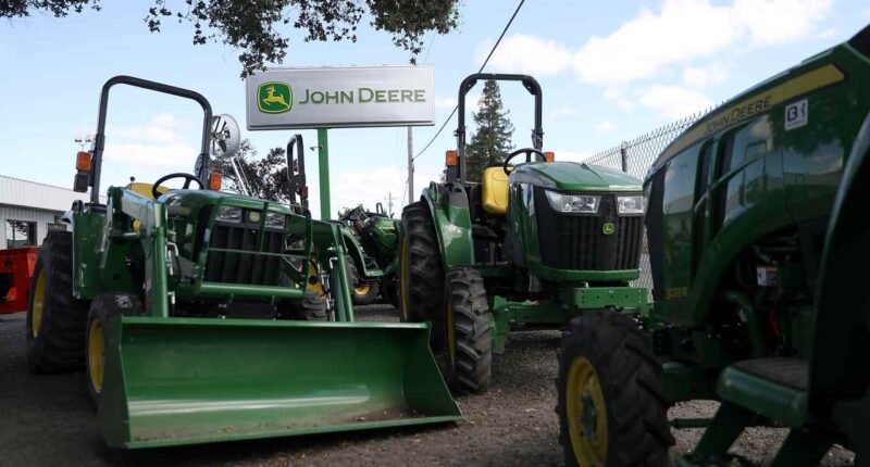 Deere sees weak sales of large turf equipment, and oversupply isn’t the only reason