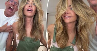 Denise Richards shows off post-split hair makeover