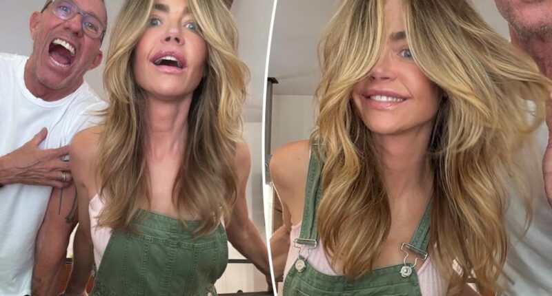 Denise Richards shows off post-split hair makeover