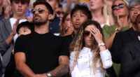 Diogo Jota's widow, Rute Cardoso, cut an emotional figure as she stood with his family while Wolves paid their tribute to her late husband