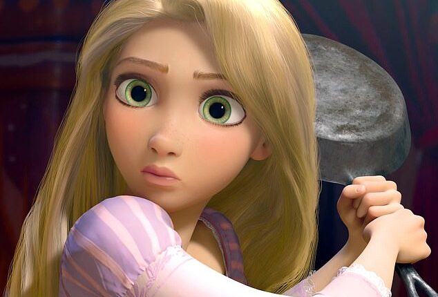 A former Disney princess has revealed the shocking moment she refused to take a picture with a theme park guest after he proudly showed off a highly-sexualized tattoo of her character (scene from Tangled movie)