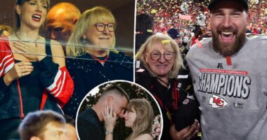 Donna Kelce may have hinted at son Travis and Taylor Swift's engagement