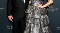 Albert II, Prince of Monaco pictured with his daughter Jazmin Grace Grimaldi, who he only acknowledged in 2006, at the Princess Grace Awards 40th Anniversary Gala in New York in 2024