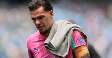 Ederson has been left out of Manchester City's squad to face Wolves on Saturday evening
