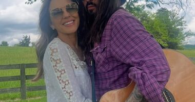 Elizabeth Hurley wished her boyfriend Billy Ray Cyrus a gushing birthday on Instagram - and unveiled his peculiar nickname