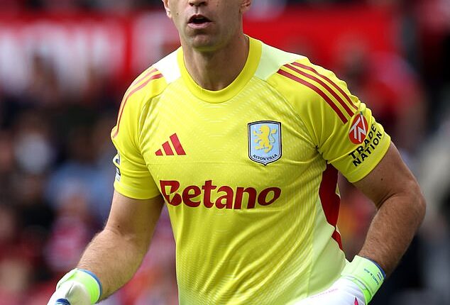 Emiliano Martinez has been left out of the Aston Villa squad to face Crystal Palace amid interest from Manchester United