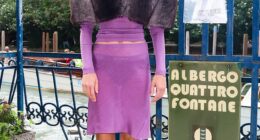 Emma Corrin made a very bold fashion statement during day four of the 82nd Venice Film Festival on Saturday