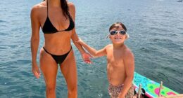 Eva Longoria shared several new images from her time in Spain with an Instagram post on Sunday, The Desperate Housewives star, who now lives between Spain and Mexico , was in a skimpy black bikini while unwinding in picturesque Marbella