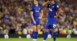 James Tarkowski was at fault for Leeds' penalty during the host's 1-0 win against Everton