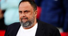 Evangelos Marinakis is believed to admire an ex-Premier League manager who could replace Nuno Espirito Santo at Nottingham Forest