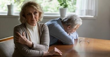 Divorce amongst the over 50s - commonly known as 'grey divorce' - has been on the rise in recent years (stock image)