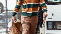 Travis Kelce donned an orange outfit that fans are convinced was a nod to Taylor Swift