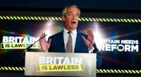 Nigel Farage (pictured) will challenge Keir Starmer to ditch his support for foreign courts as he sets out plans for the mass deportation of illegal migrants