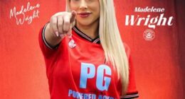 Madeleine Wright, 26, has signed for Chatham Town Women - who currently play in the National League which is the third tier of women's football in the UK