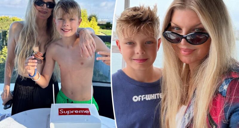 Fergie shares rare photos of her and Josh Duhamel's son, Axl
