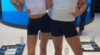 Fitness guru Isaac Boots and founder of Torch'd spoke to the Daily Mail about how celebrities use his method to 'transform' their bodies (pictured with Amelia Gray)