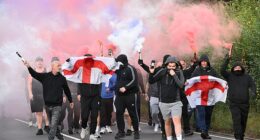 Protests in Epping have descended into chaos today after lawyers, after the Home Office appealed against a temporary injunction granting the closure of the Bell Hotel earlier today